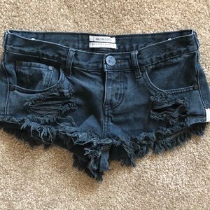 One Teaspoon Trash Whores shorts